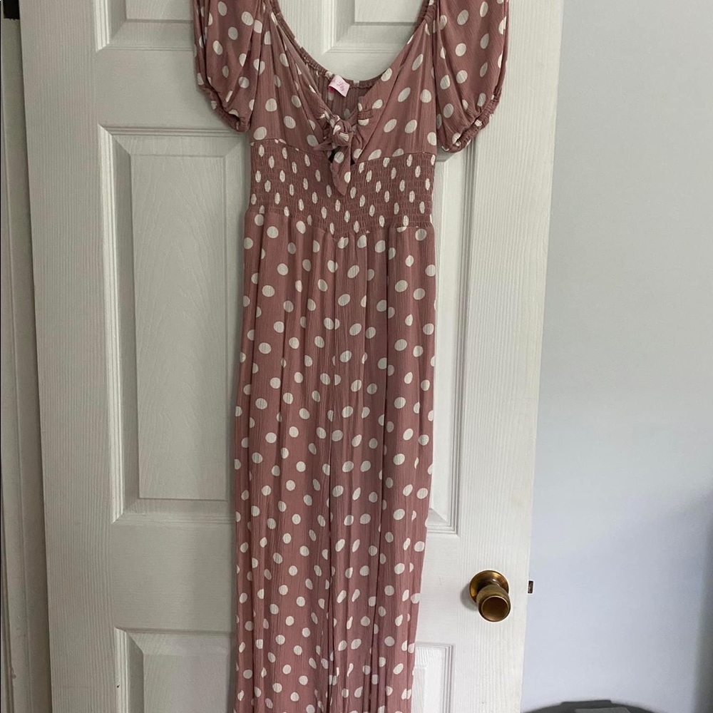 Pink Lily Romper